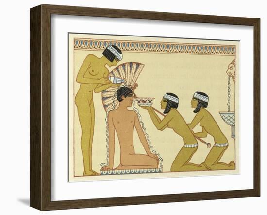 The Romance of a Mummy-Georges Barbier-Framed Giclee Print