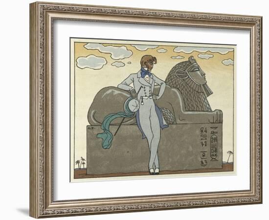 The Romance of a Mummy-Georges Barbier-Framed Giclee Print