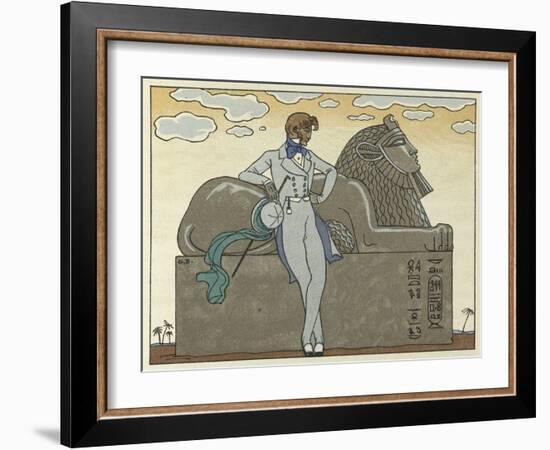 The Romance of a Mummy-Georges Barbier-Framed Giclee Print