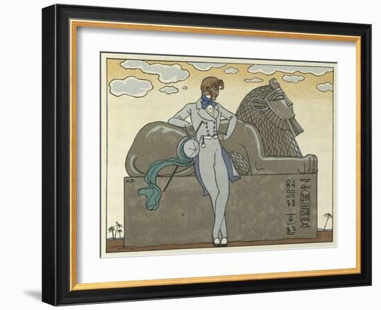 The Romance of a Mummy-Georges Barbier-Framed Giclee Print