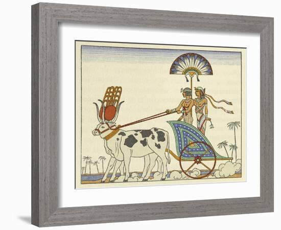 The Romance of a Mummy-Georges Barbier-Framed Giclee Print