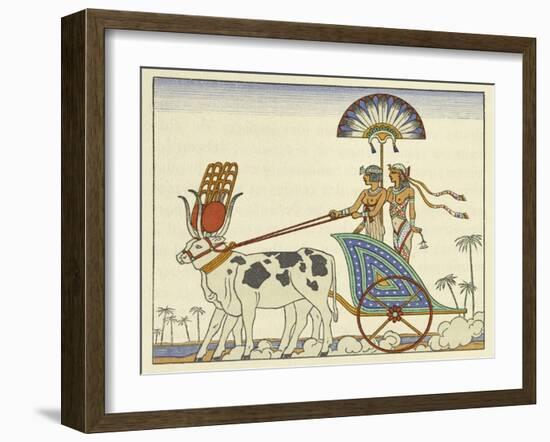 The Romance of a Mummy-Georges Barbier-Framed Giclee Print