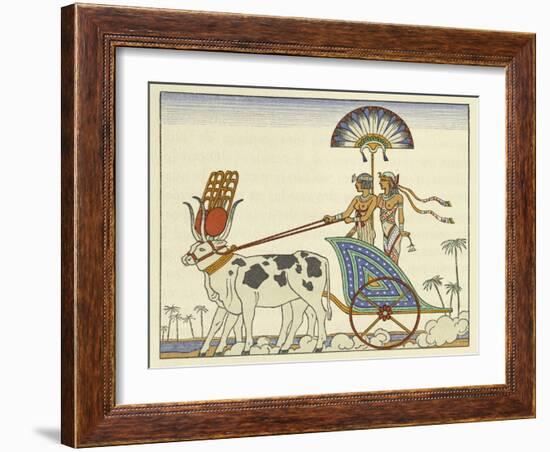 The Romance of a Mummy-Georges Barbier-Framed Giclee Print