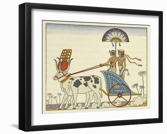 The Romance of a Mummy-Georges Barbier-Framed Giclee Print