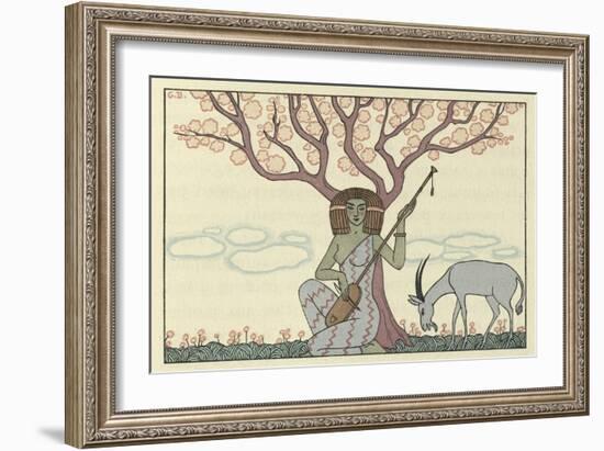 The Romance of a Mummy-Georges Barbier-Framed Giclee Print