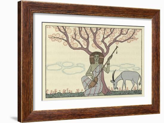 The Romance of a Mummy-Georges Barbier-Framed Giclee Print