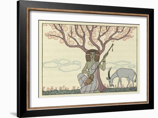 The Romance of a Mummy-Georges Barbier-Framed Giclee Print