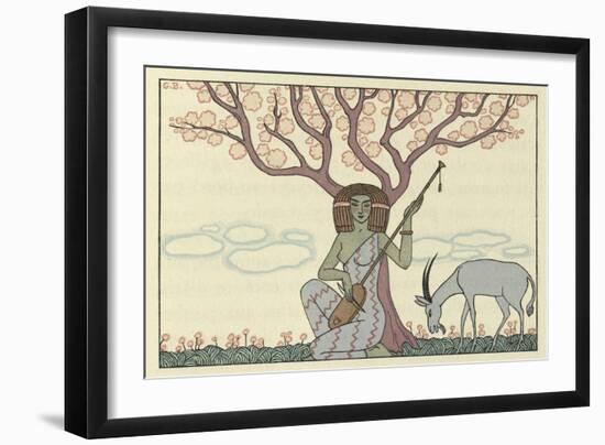 The Romance of a Mummy-Georges Barbier-Framed Giclee Print