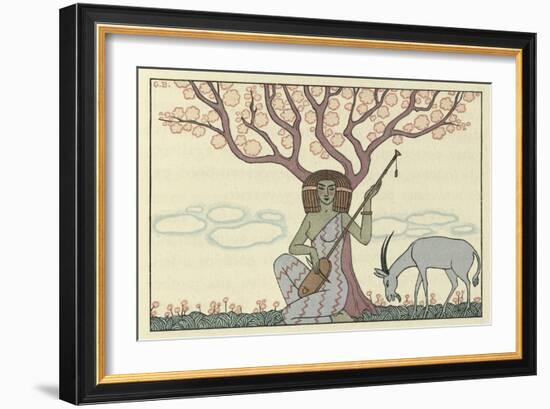 The Romance of a Mummy-Georges Barbier-Framed Giclee Print