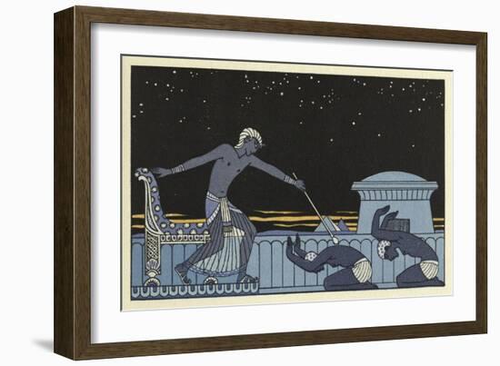 The Romance of a Mummy-Georges Barbier-Framed Giclee Print