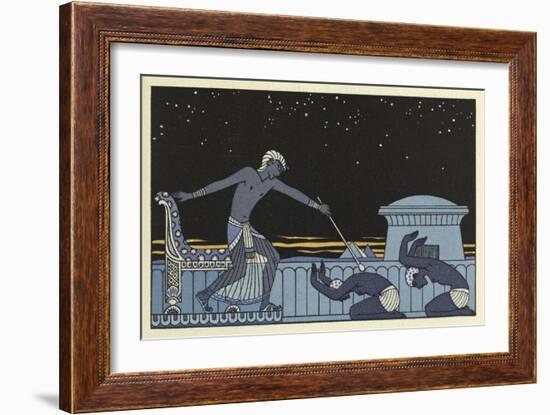 The Romance of a Mummy-Georges Barbier-Framed Giclee Print