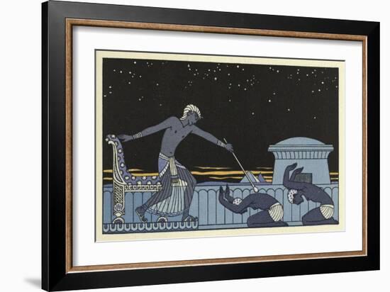 The Romance of a Mummy-Georges Barbier-Framed Giclee Print