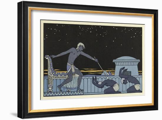 The Romance of a Mummy-Georges Barbier-Framed Giclee Print