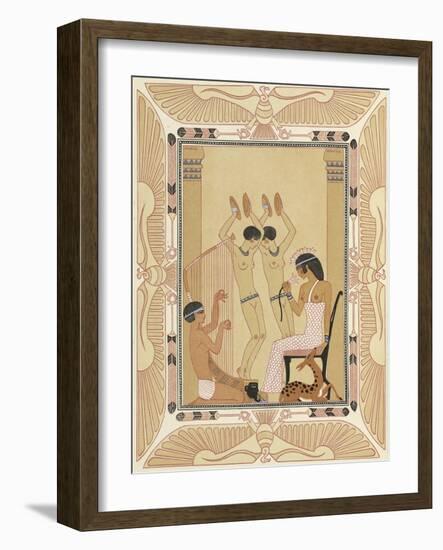 The Romance of a Mummy-Georges Barbier-Framed Giclee Print