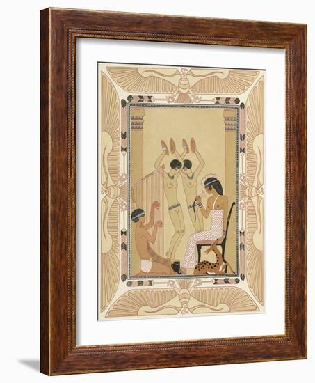 The Romance of a Mummy-Georges Barbier-Framed Giclee Print