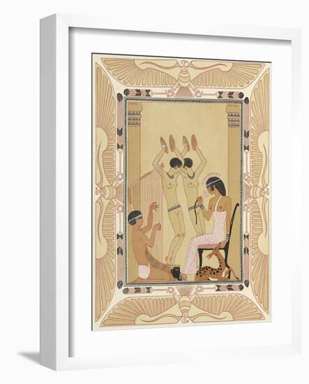 The Romance of a Mummy-Georges Barbier-Framed Giclee Print