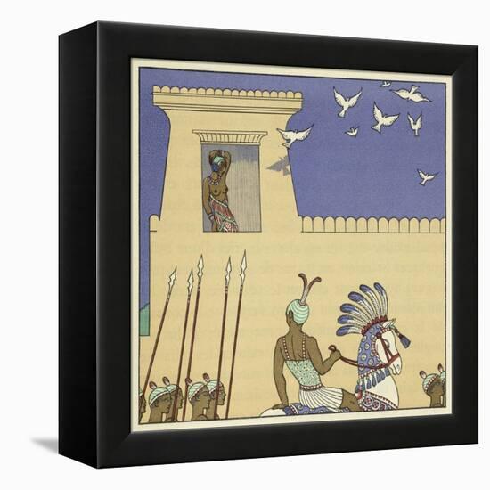 The Romance of a Mummy-Georges Barbier-Framed Premier Image Canvas