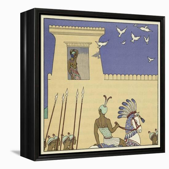 The Romance of a Mummy-Georges Barbier-Framed Premier Image Canvas