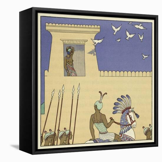 The Romance of a Mummy-Georges Barbier-Framed Premier Image Canvas