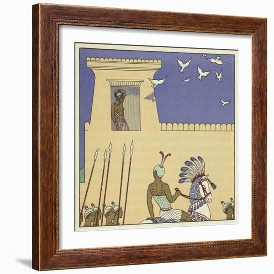 The Romance of a Mummy-Georges Barbier-Framed Giclee Print