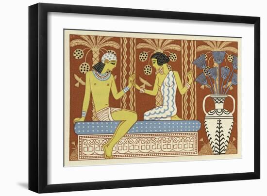 The Romance of a Mummy-Georges Barbier-Framed Giclee Print