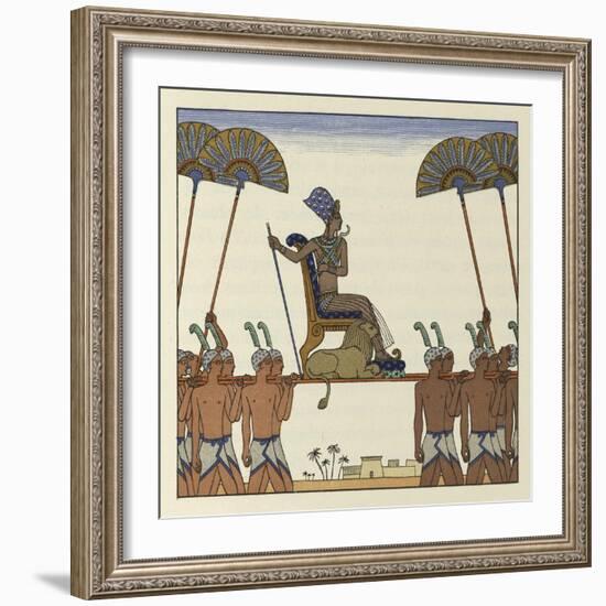 The Romance of a Mummy-Georges Barbier-Framed Giclee Print