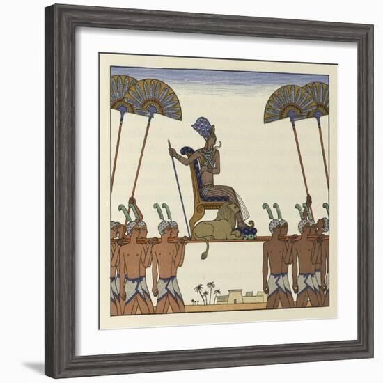 The Romance of a Mummy-Georges Barbier-Framed Giclee Print