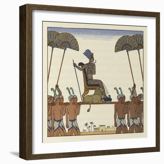 The Romance of a Mummy-Georges Barbier-Framed Giclee Print