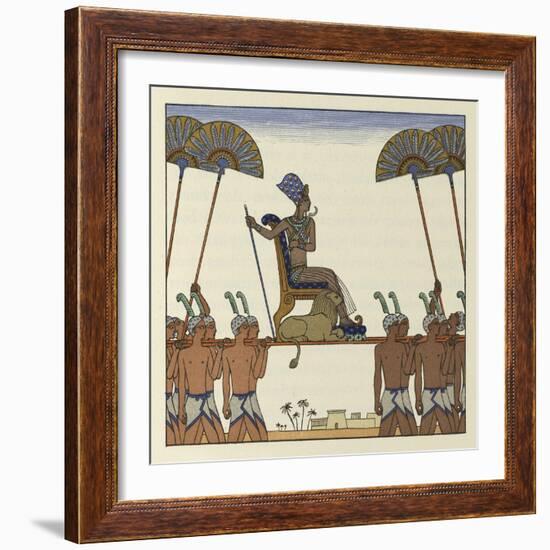 The Romance of a Mummy-Georges Barbier-Framed Giclee Print