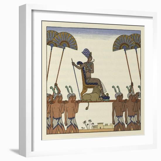 The Romance of a Mummy-Georges Barbier-Framed Giclee Print