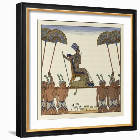 The Romance of a Mummy-Georges Barbier-Framed Giclee Print