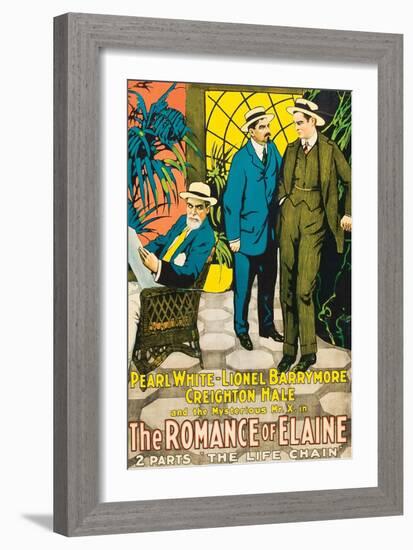 The Romance of Elaine-null-Framed Art Print