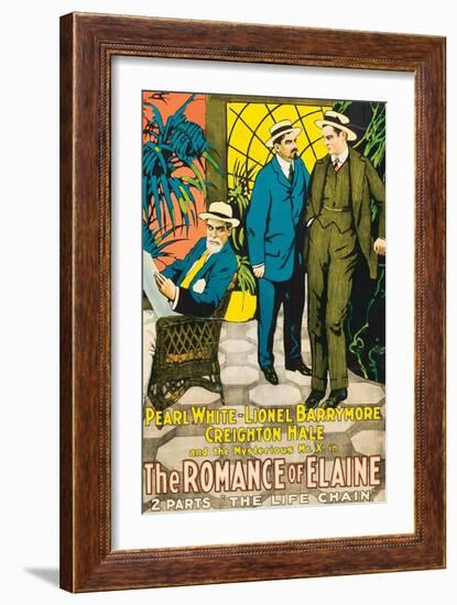 The Romance of Elaine-null-Framed Art Print