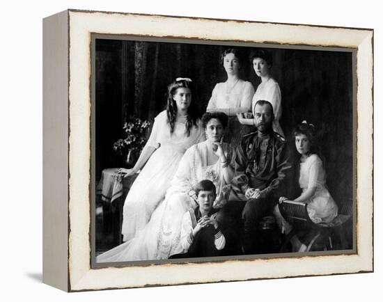 The Romanovs, Last Royal Family of Russia-Science Source-Framed Premier Image Canvas