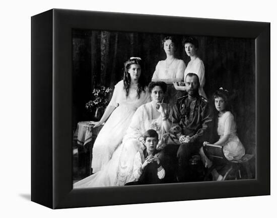 The Romanovs, Last Royal Family of Russia-Science Source-Framed Premier Image Canvas