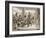 The Romans at Corinth (Litho)-English-Framed Giclee Print