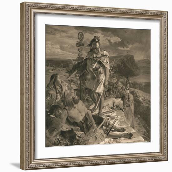 The Romans Cause a Wall to Be Built for the Protection of the South, 1905-William Bell Scott-Framed Giclee Print