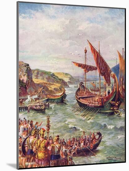 The Romans Leave England-Harry Payne-Mounted Art Print