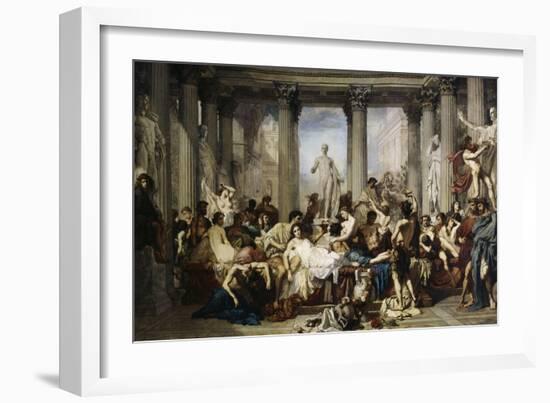 The Romans of Decadence, c.1847-Thomas Couture-Framed Giclee Print