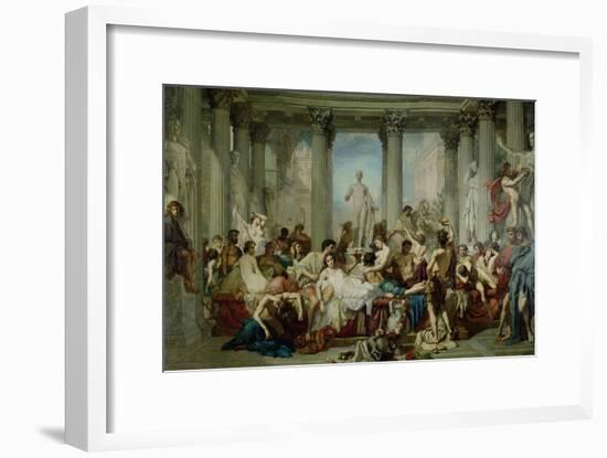 The Romans of the Decadence, 1847-Thomas Couture-Framed Giclee Print