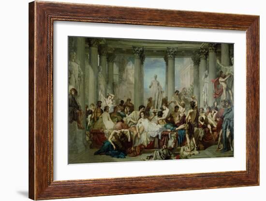 The Romans of the Decadence, 1847-Thomas Couture-Framed Giclee Print