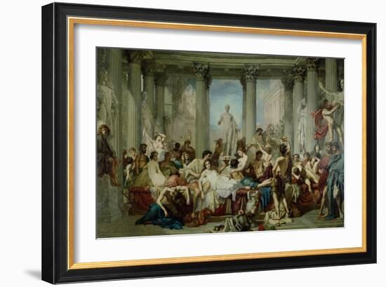 The Romans of the Decadence, 1847-Thomas Couture-Framed Giclee Print