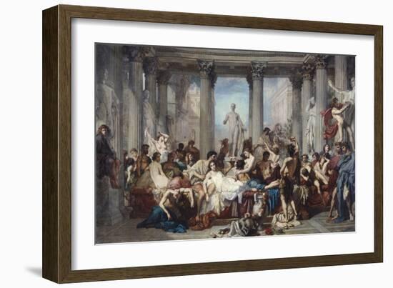 The Romans of the Decadence, 1847-Thomas Couture-Framed Giclee Print