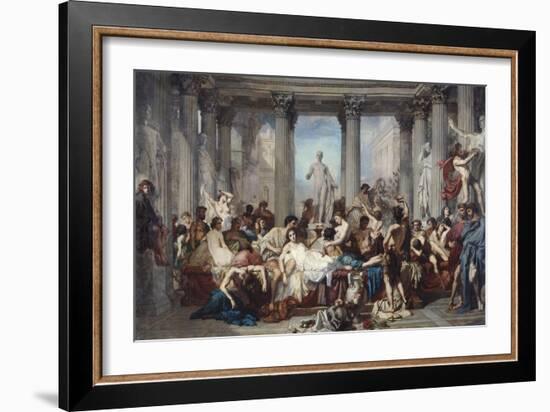 The Romans of the Decadence, 1847-Thomas Couture-Framed Giclee Print