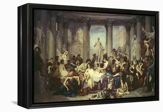 The Romans of the Decadence (Les Romains De La Décadence), 1847-Thomas Couture-Framed Premier Image Canvas