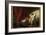 The Romantic Scene Lock Depicting a Young Man Preventing His Mistress from Leaving the Bedroom in B-Jean-Honore Fragonard-Framed Giclee Print