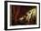 The Romantic Scene Lock Depicting a Young Man Preventing His Mistress from Leaving the Bedroom in B-Jean-Honore Fragonard-Framed Giclee Print