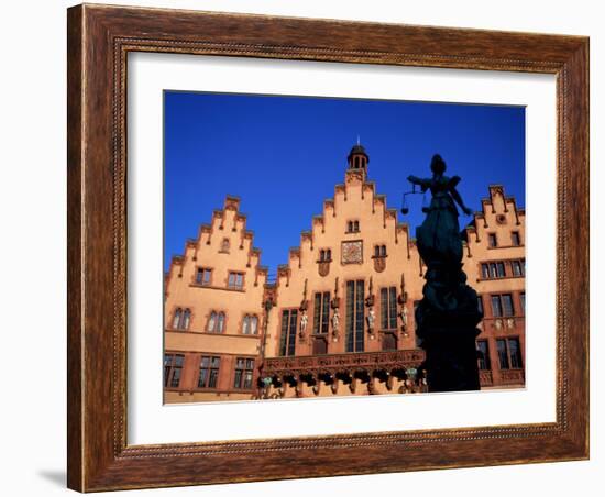 The Romer, Detail of Building Facades, Frankfurt, Hessen, Germany-Steve Vidler-Framed Photographic Print