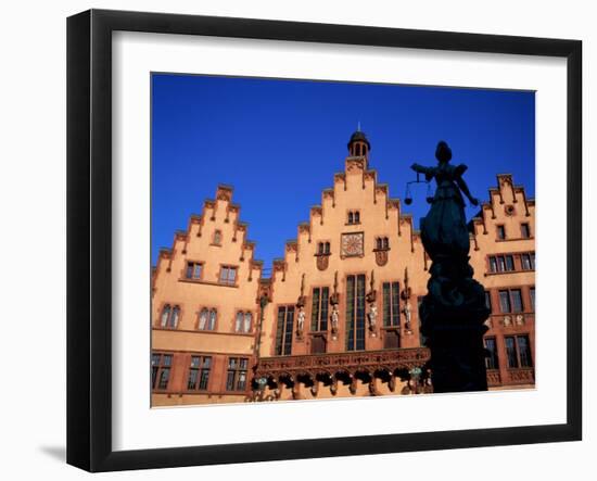 The Romer, Detail of Building Facades, Frankfurt, Hessen, Germany-Steve Vidler-Framed Photographic Print