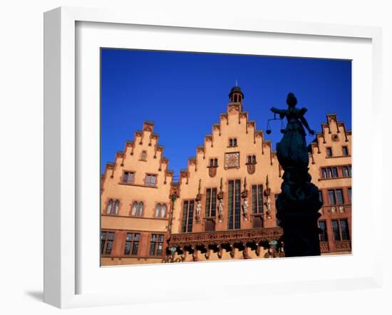 The Romer, Detail of Building Facades, Frankfurt, Hessen, Germany-Steve Vidler-Framed Photographic Print